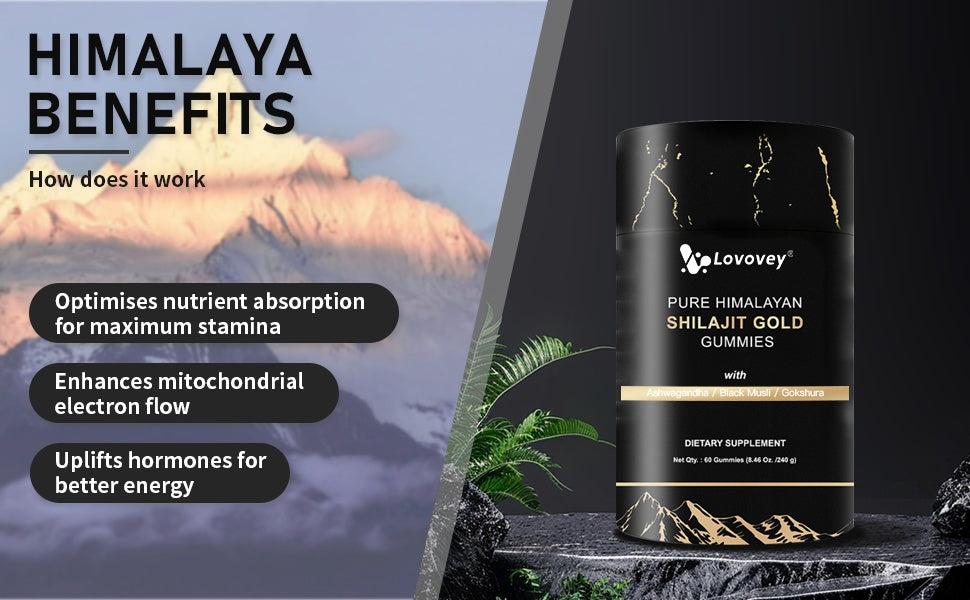 Shilajit Gold Gummies 60 Capsules